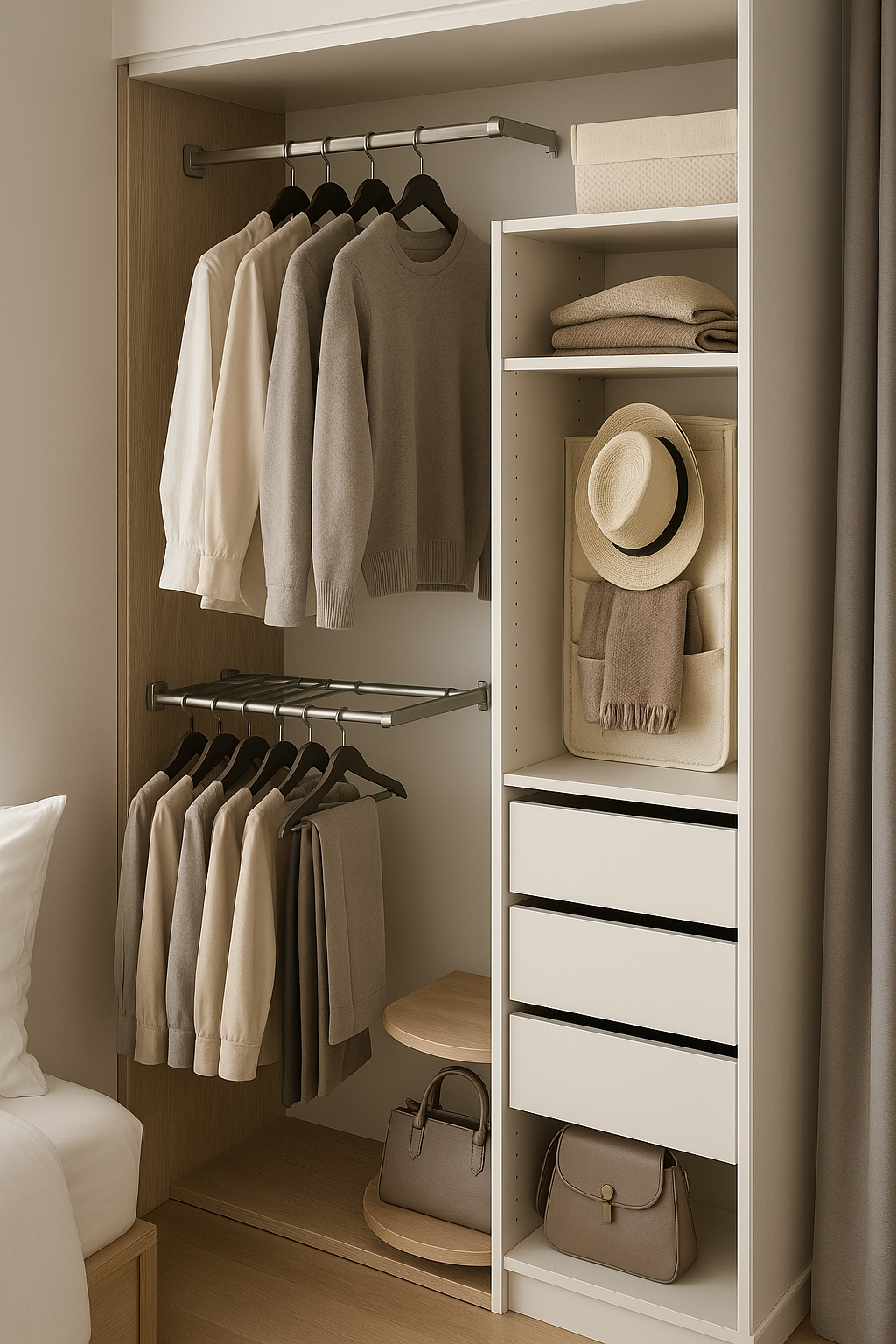 Best Wardrobe Accessories for Small Bedrooms in 2025