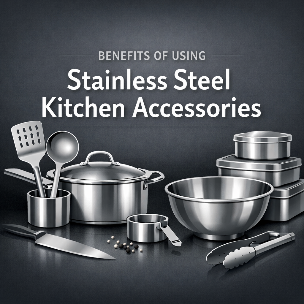 Benefits of Using Stainless Steel Kitchen Accessories