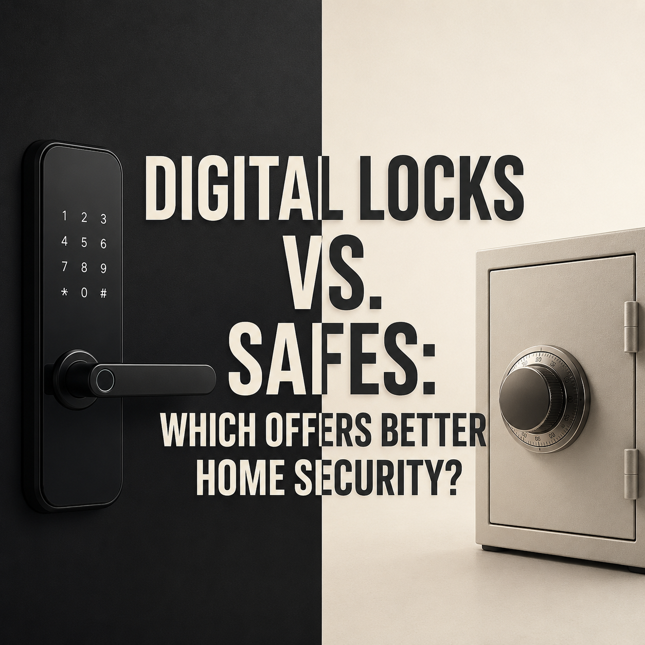 Digital Locks vs. Safes: Which Offers Better Home Security?