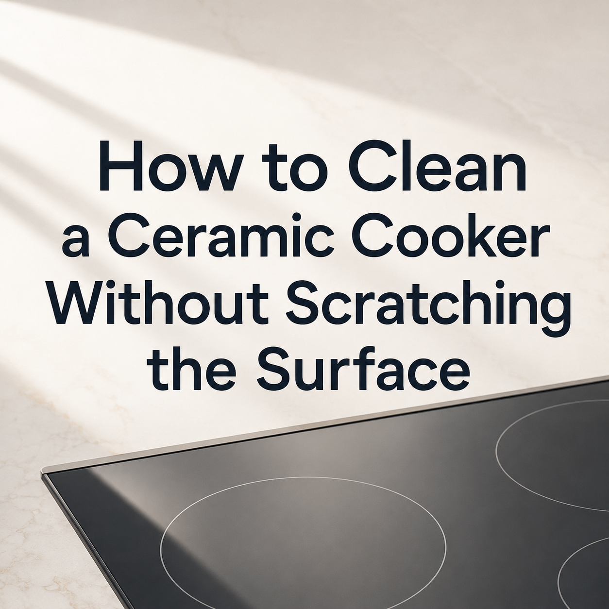How to Clean a Ceramic Cooker Without Scratching the Surface