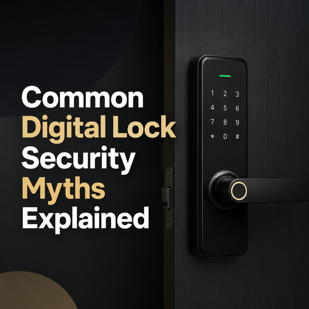 Common Digital Lock Security Myths Explained