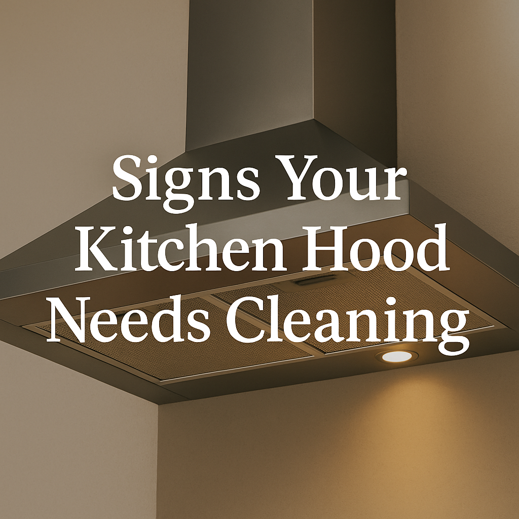 Signs Your Kitchen Hood Needs Cleaning