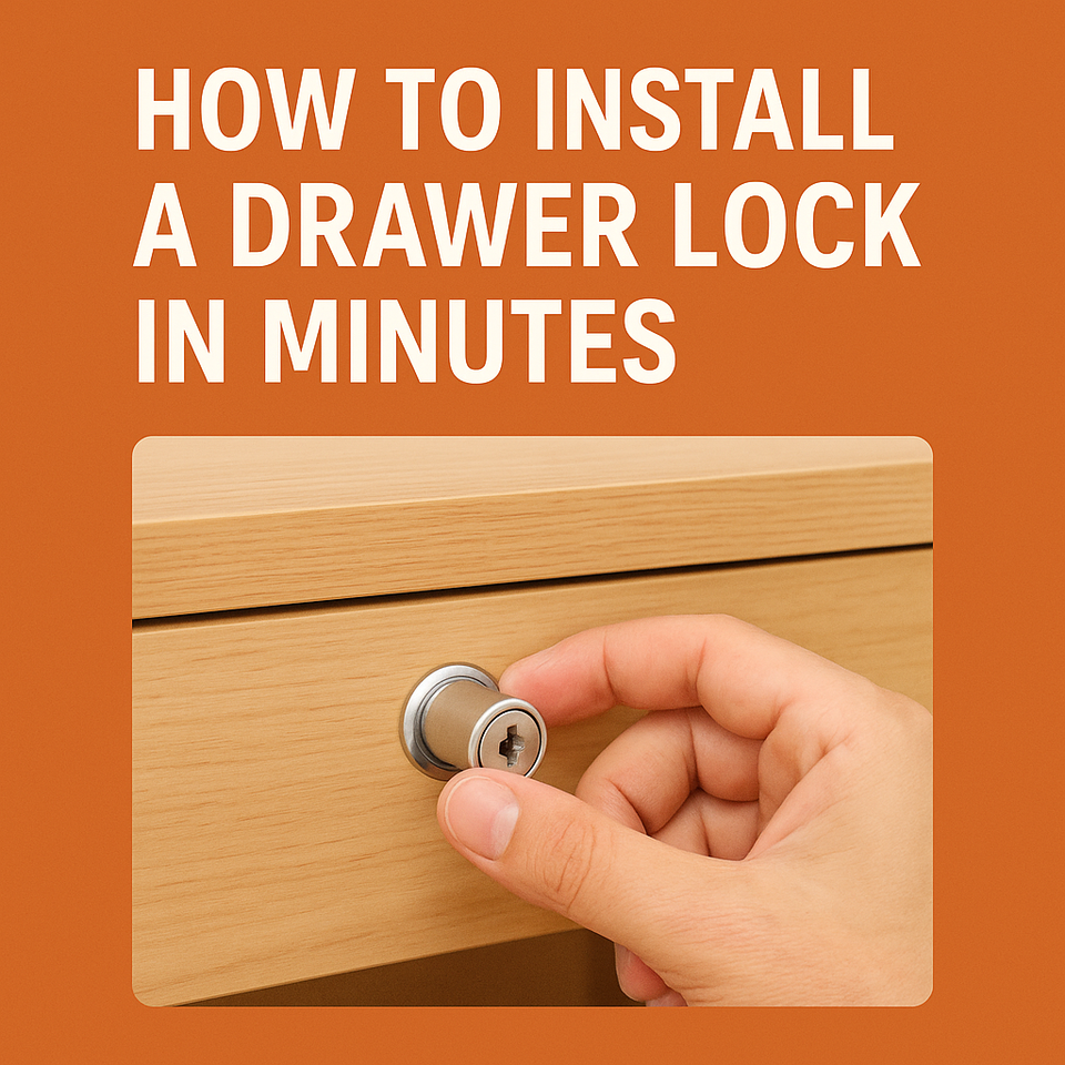 How to Install a Drawer Lock in Minutes – BTC Hardware