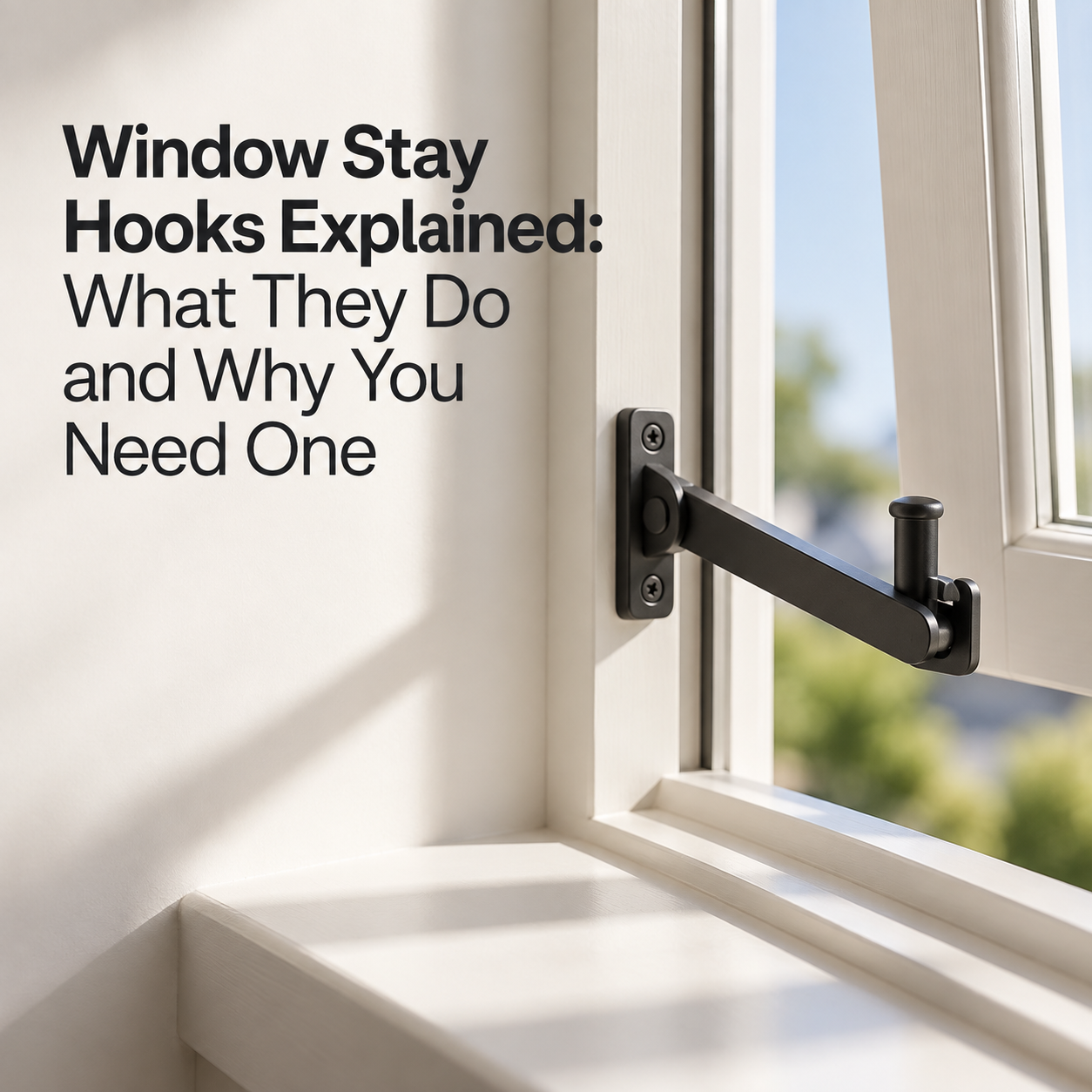 Window Stay Hooks Explained: What They Do and Why You Need One