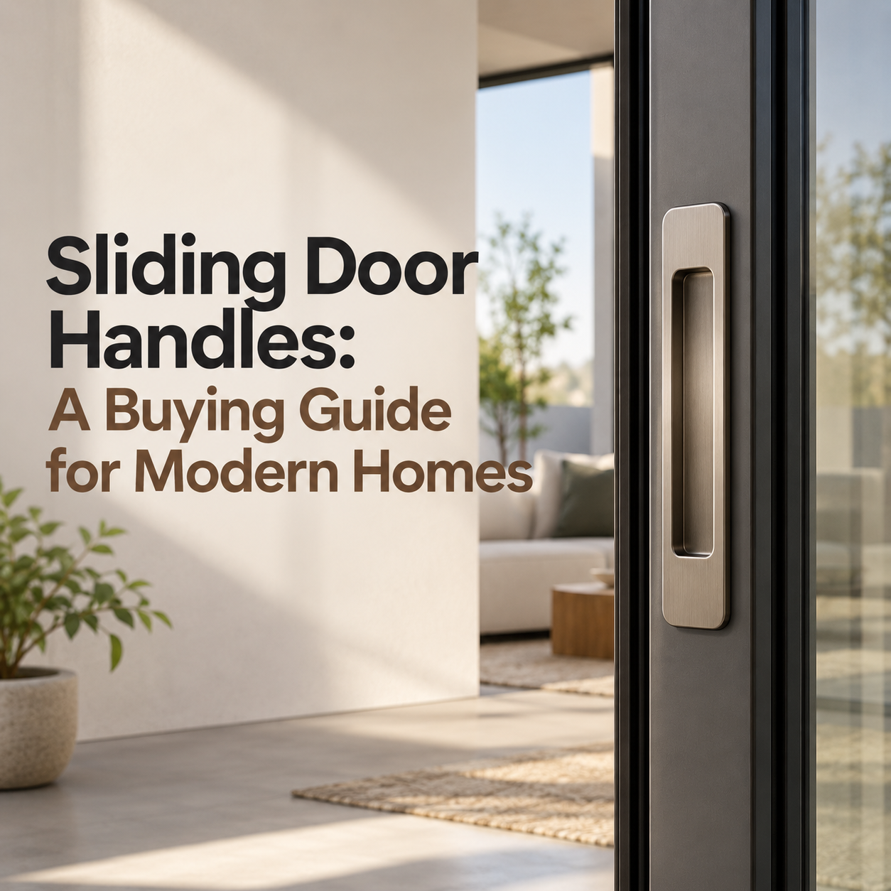 Sliding Door Handles: A Buying Guide for Modern Homes