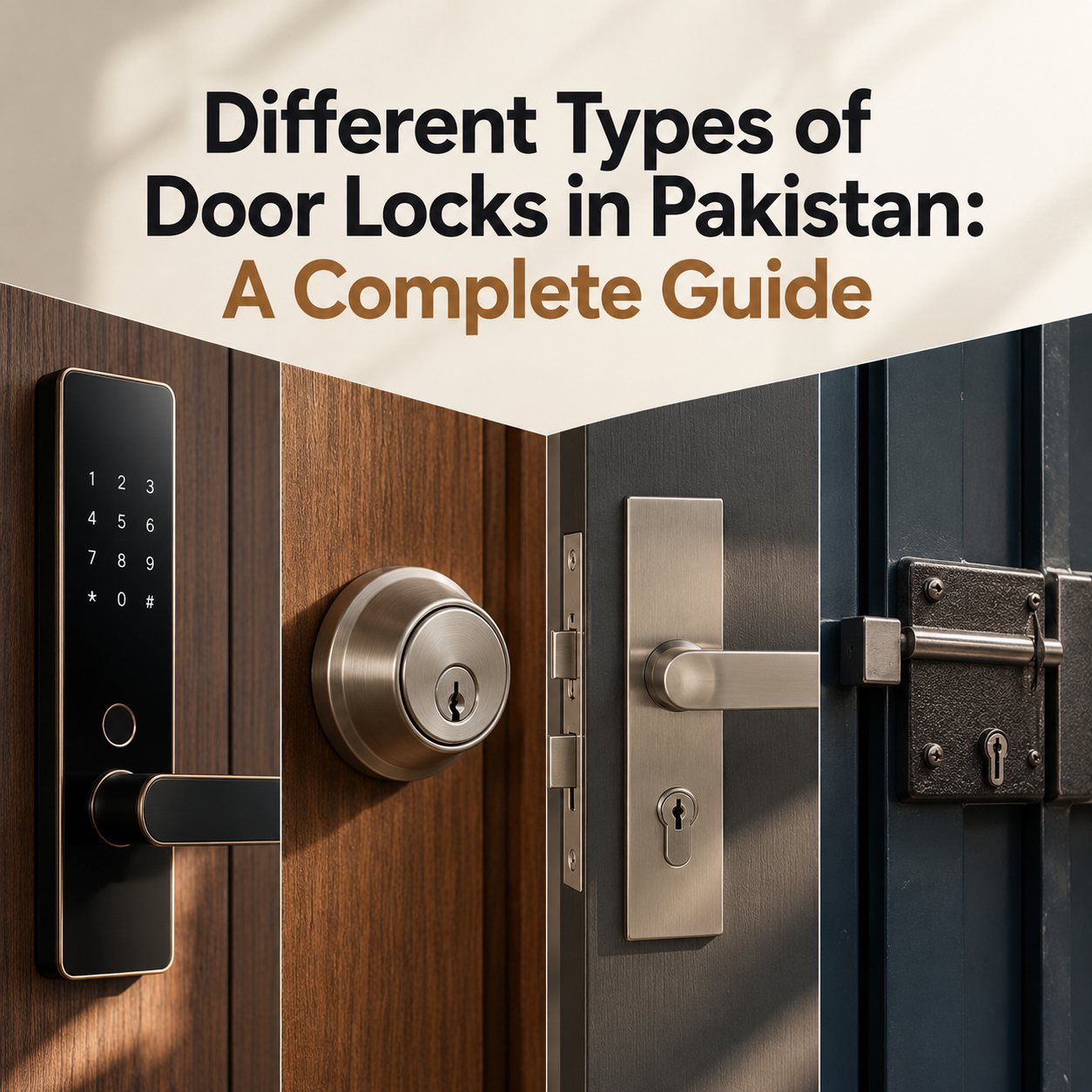 Different Types of Door Locks in Pakistan: A Complete Guide