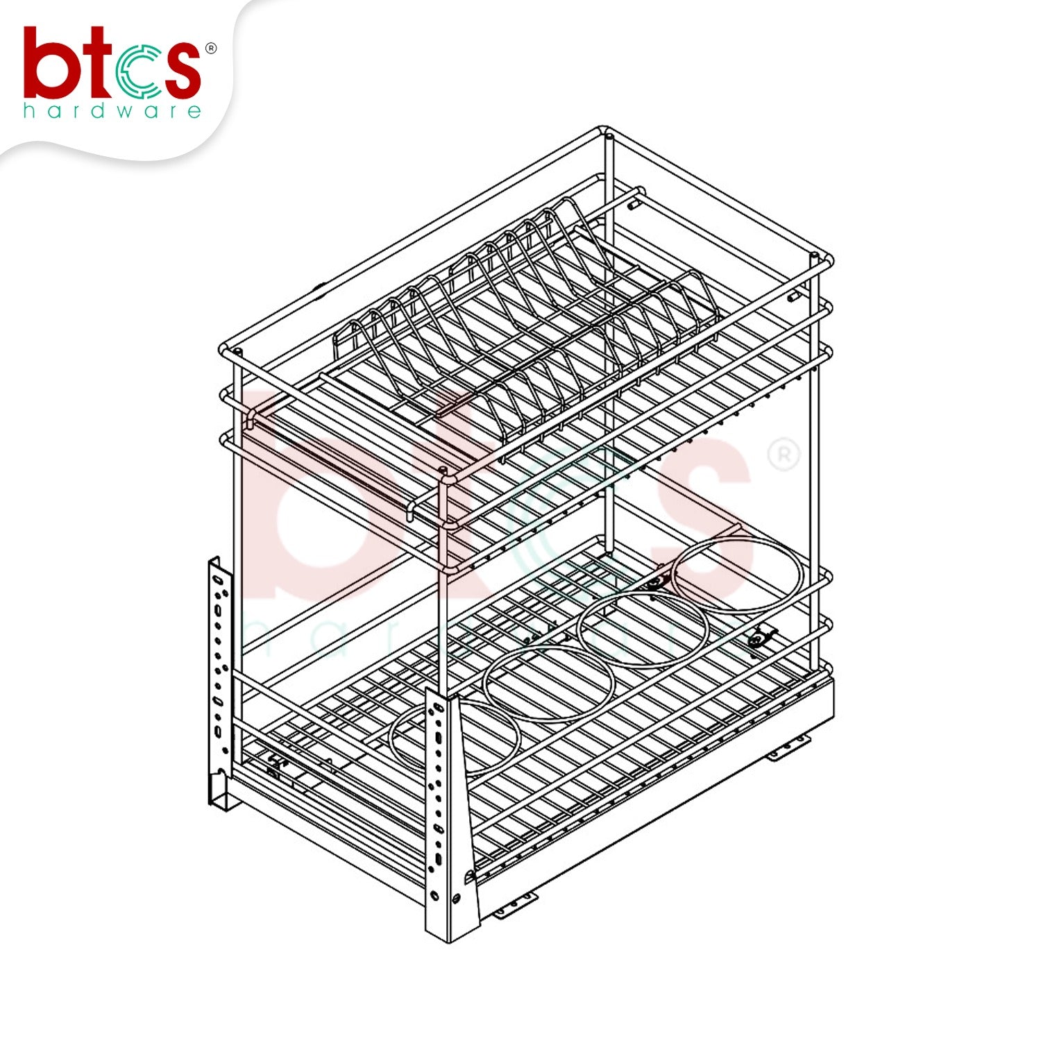 PTJ010D Sliding basket ( 350mm )