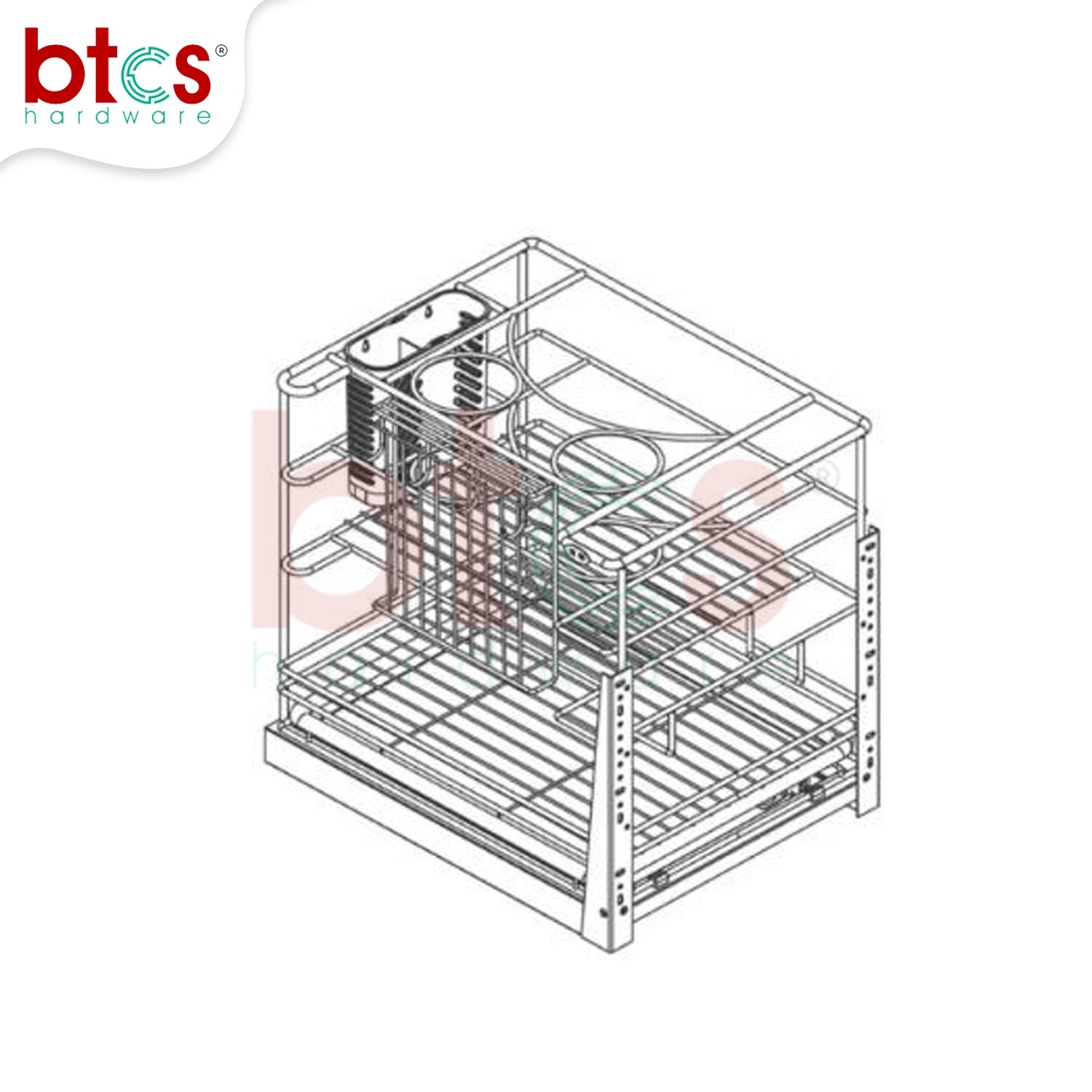 PTJ010I Sliding Basket ( 400mm )