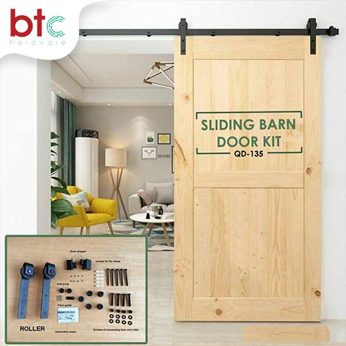 Black Sliding Barn - BTC Hardware