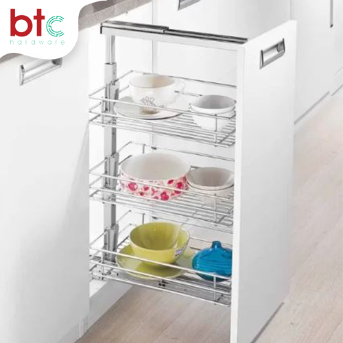 3-layer drawer baskets PTJ011 for kitchen base cabinet - BTC Hardware