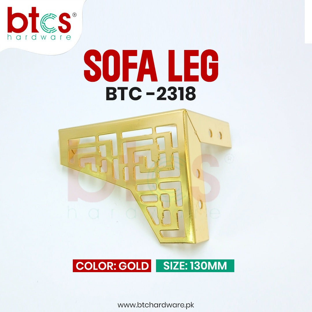 2318 Gold Sofa Leg