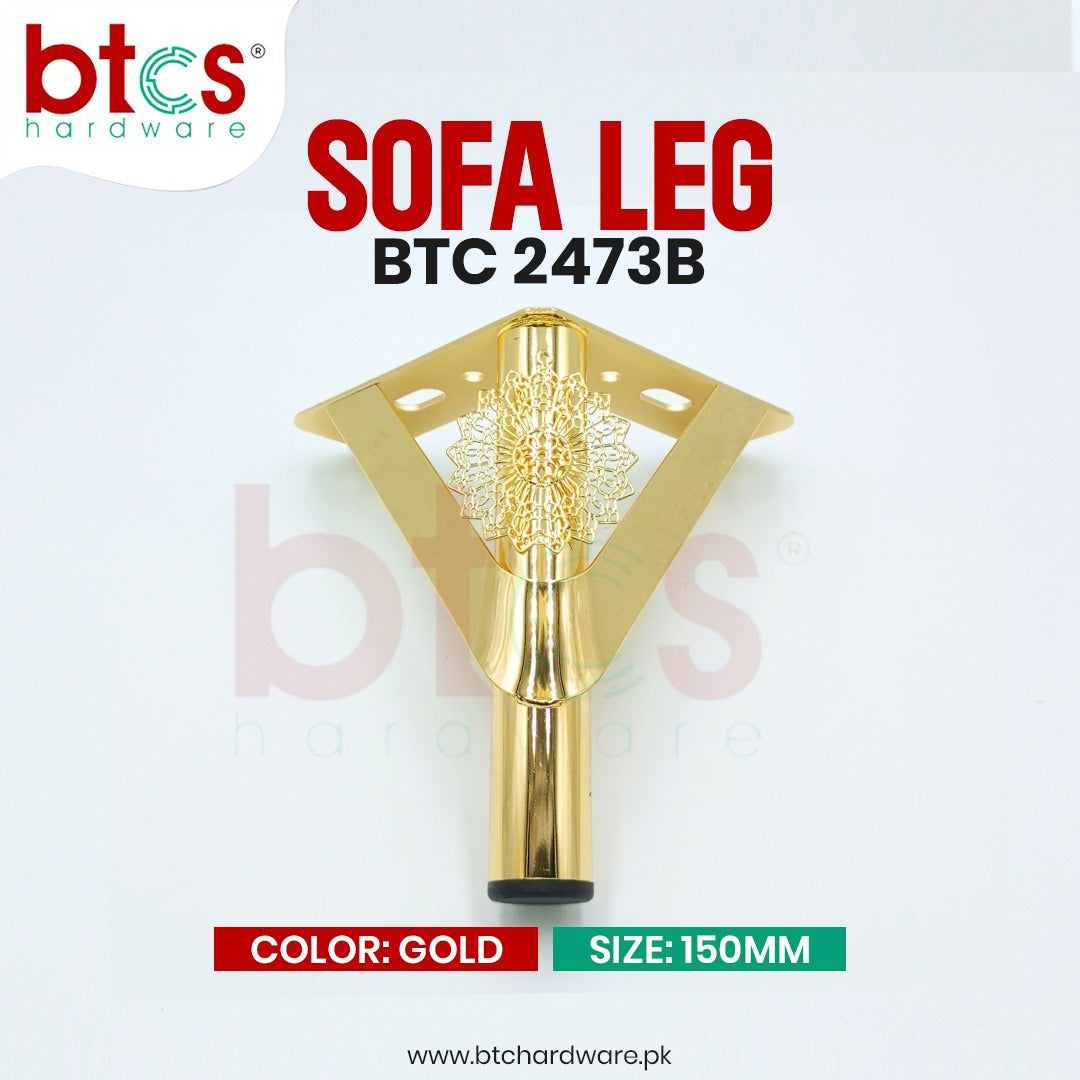 2473B Gold Sofa Leg