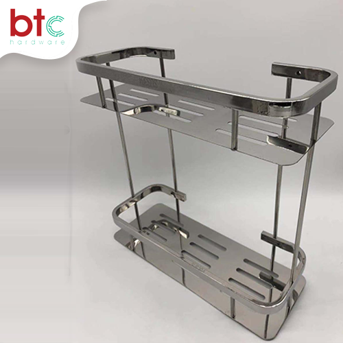 Double Straight Shelf Aluminum - BTC Hardware