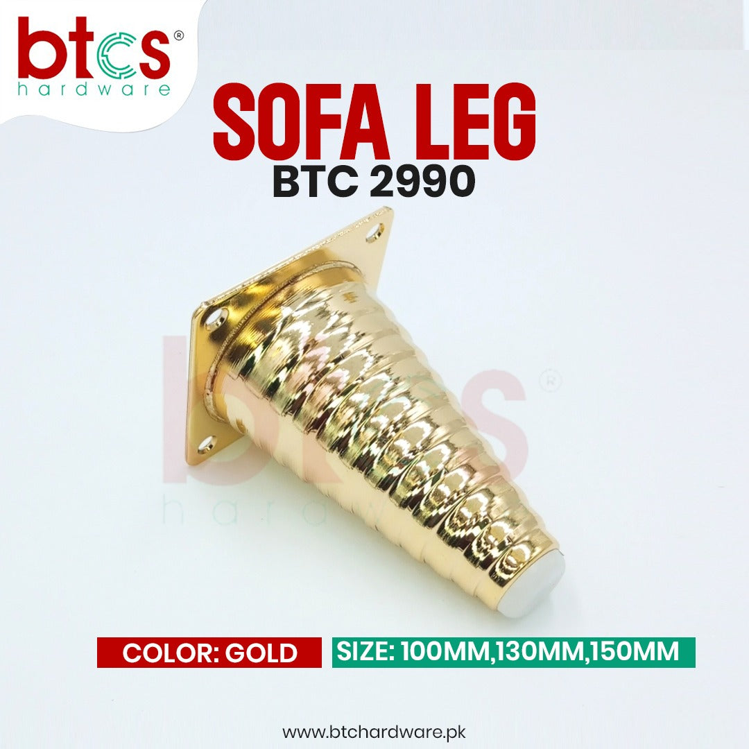 2990 Gold Sofa Leg