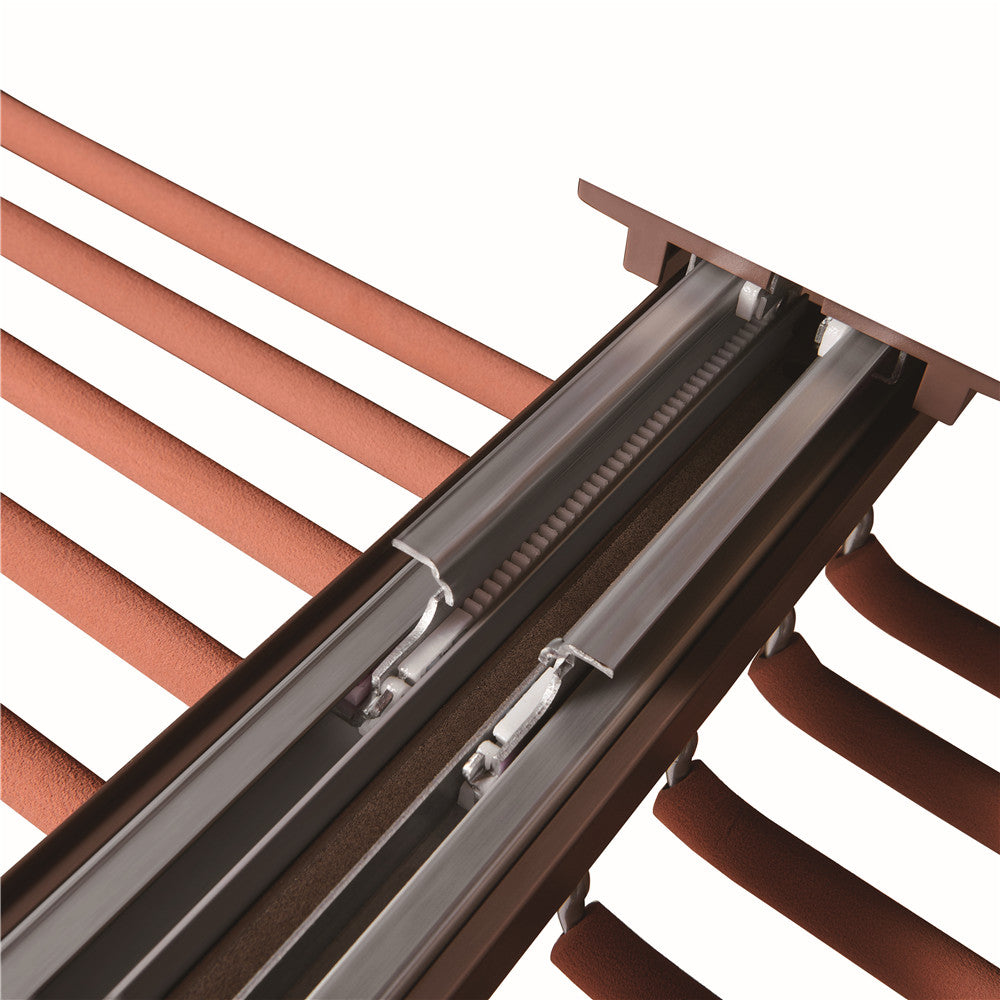 Top mounted Double line trouser rack K005A