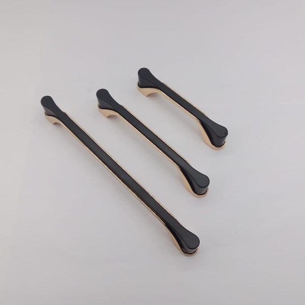 BLACK AND GOLD HANDLES