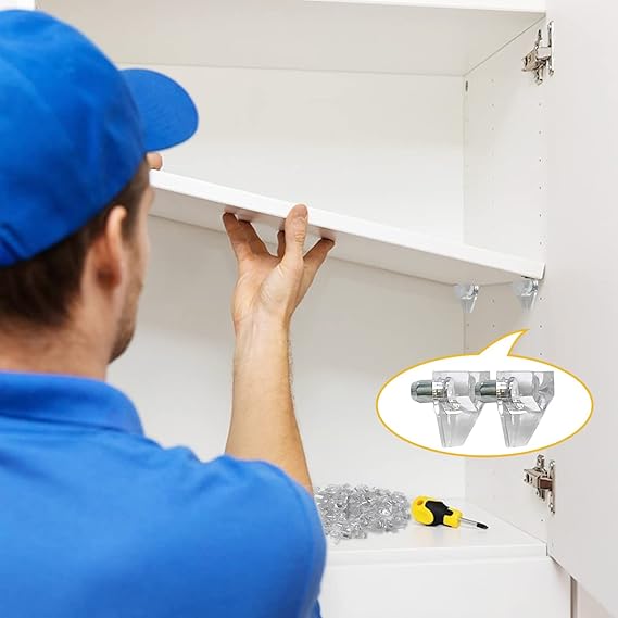Clear Crystal Plastic Cabinet Shelf Pin