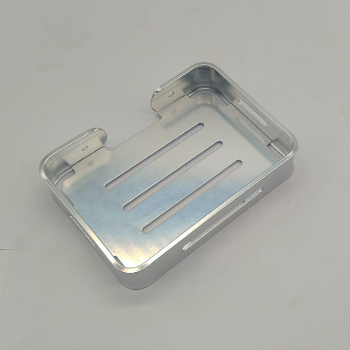 Aluminium soap dish