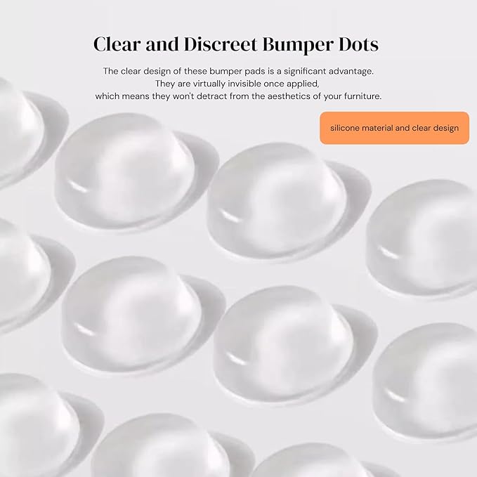 Clear Silicone Adhesive Bumper