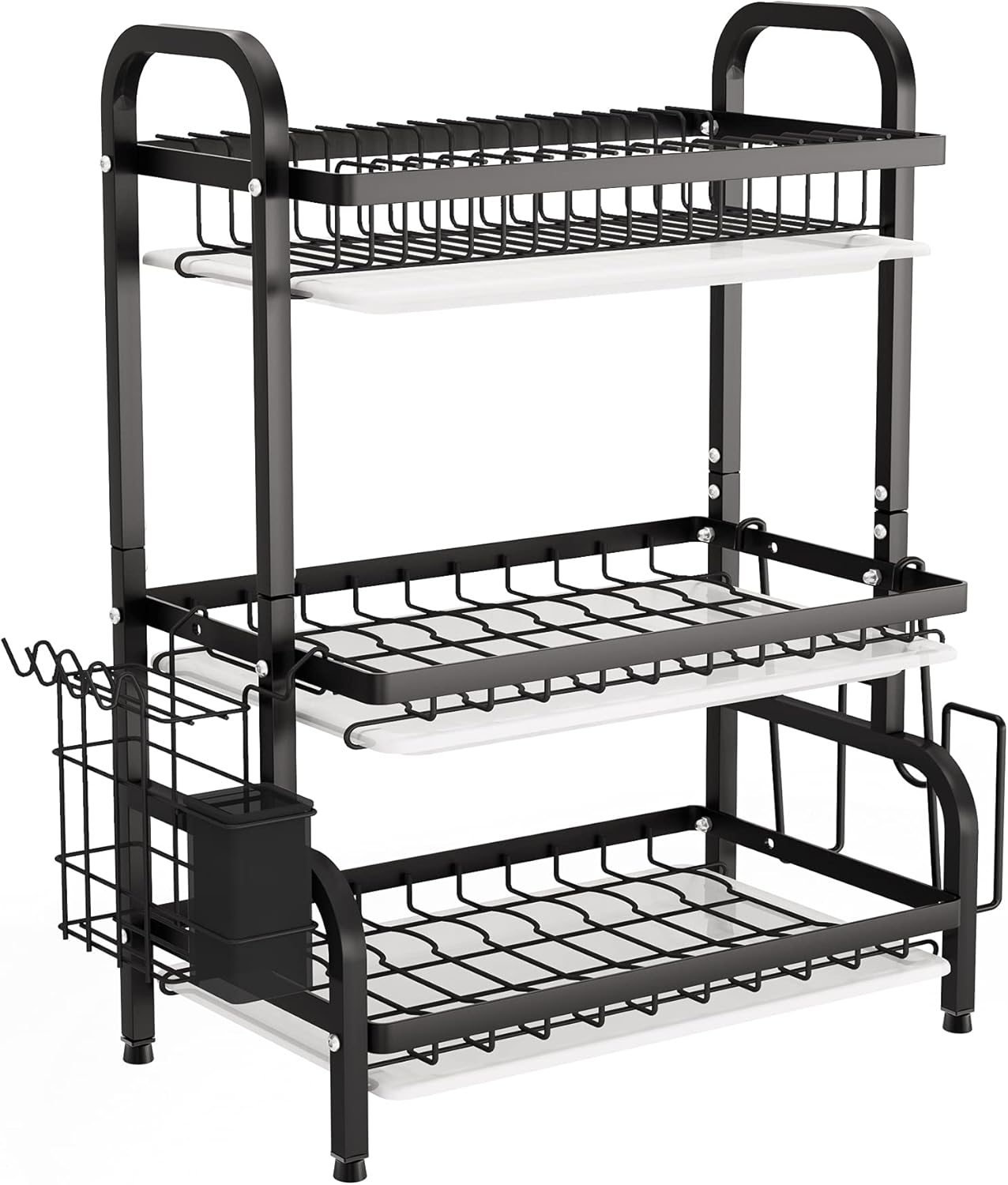 Black Stainless Steel Dish Rack