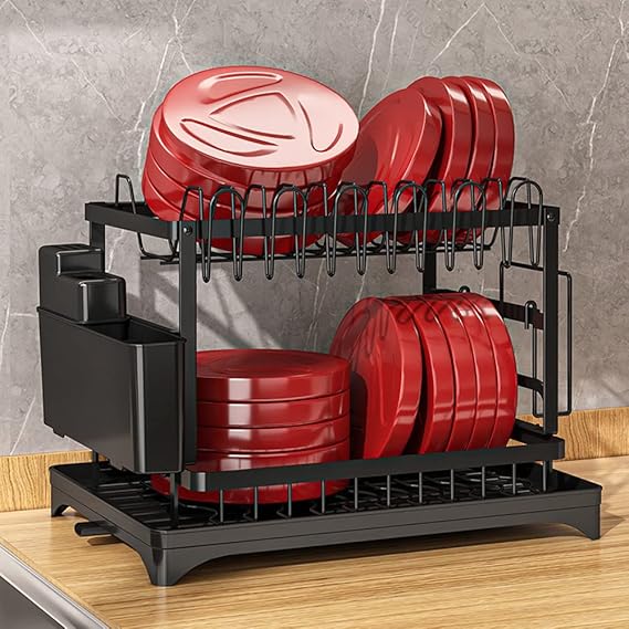 2-Tier Dish Dryer Rack