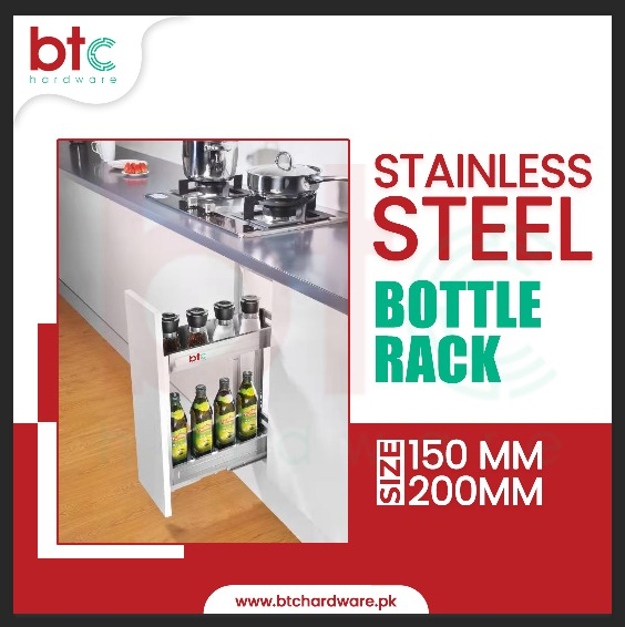 Stainless steel Bottle Rack 2 Step (E080720) - BTC Hardware