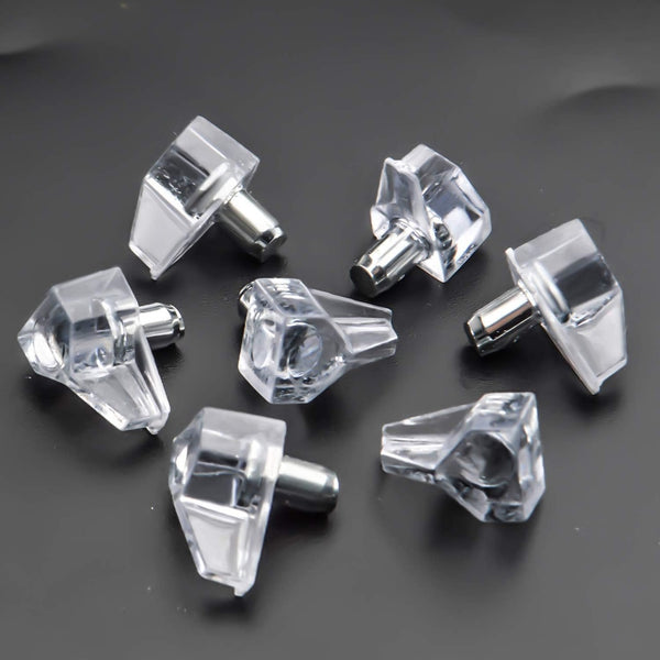 Clear Crystal Plastic Cabinet Shelf Pin