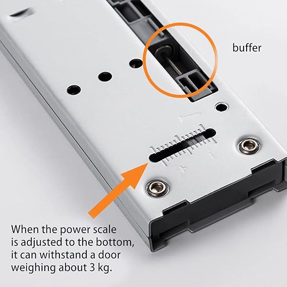 Close-up of a power scale with a buffer and text indicating weight capacity.