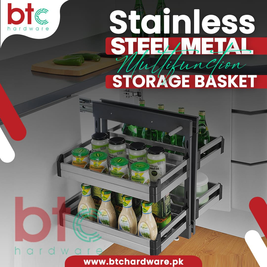 Stainless Steel Metal Multifunction Storage Basket