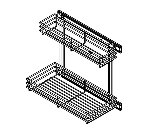 btcs hardware Drawer Basket 300mm-1