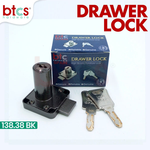 Drawer Lock (138-38-BK)