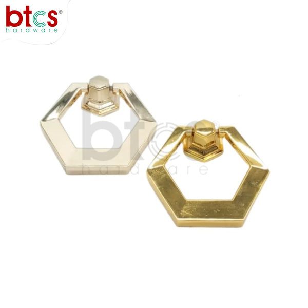  Gold Hexagonal Cabinet Pulls 