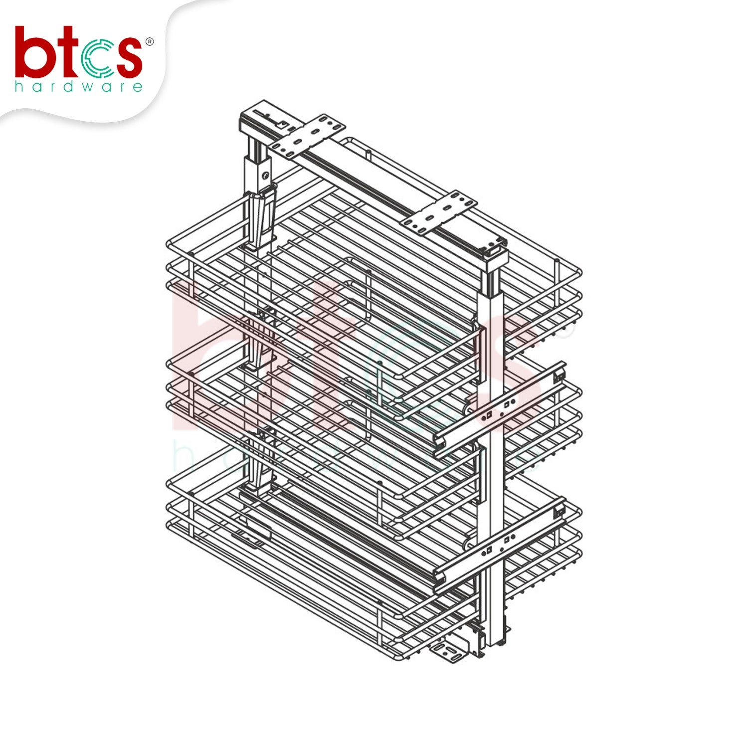 PTJ011  3-Tier drawer baskets