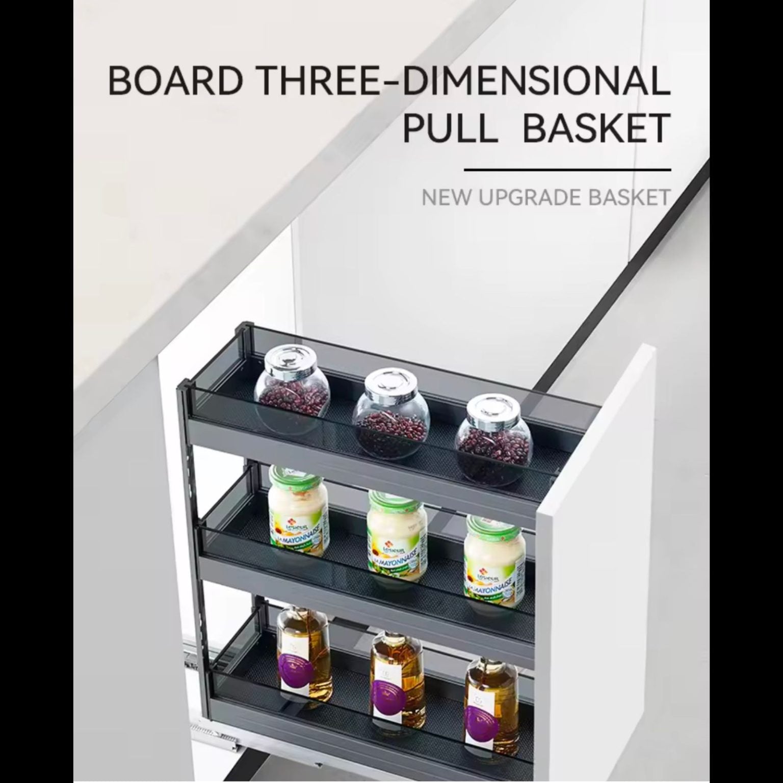 3 Step Glass Bottle Rack CZBL-252