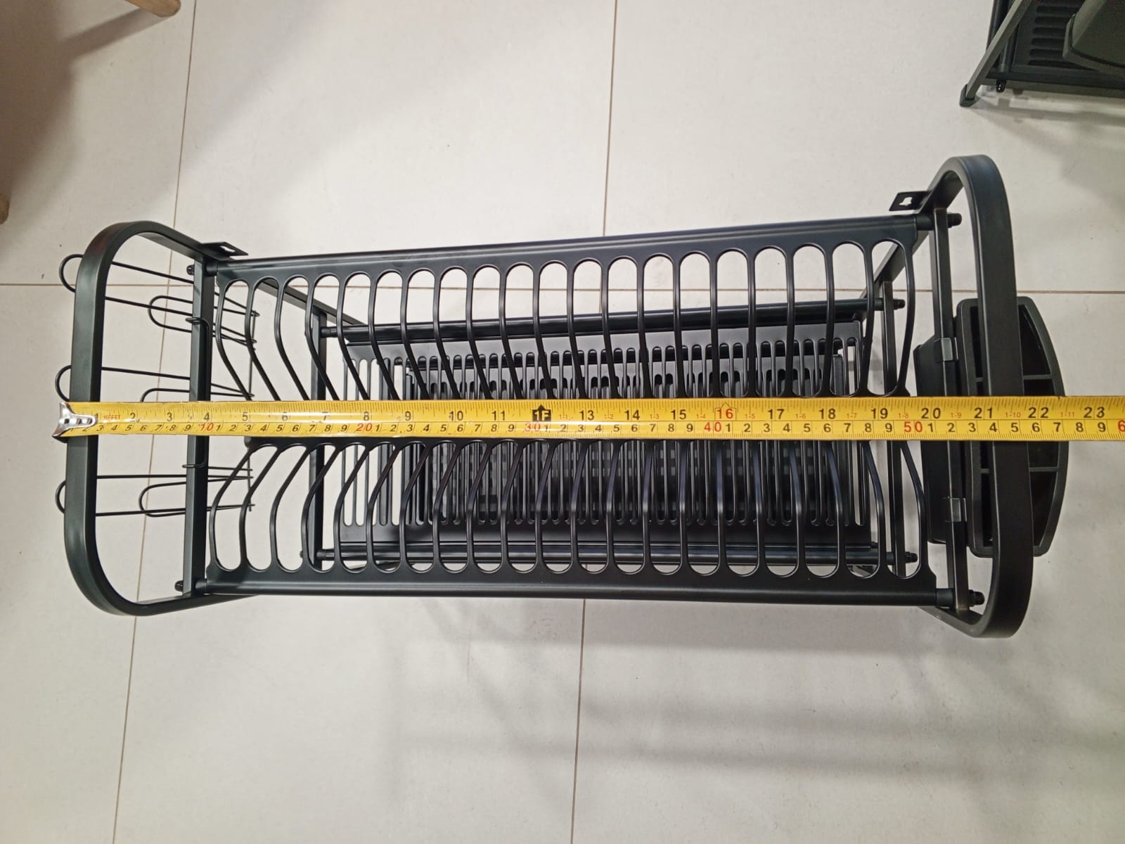 2 tier stainless steel dish rack