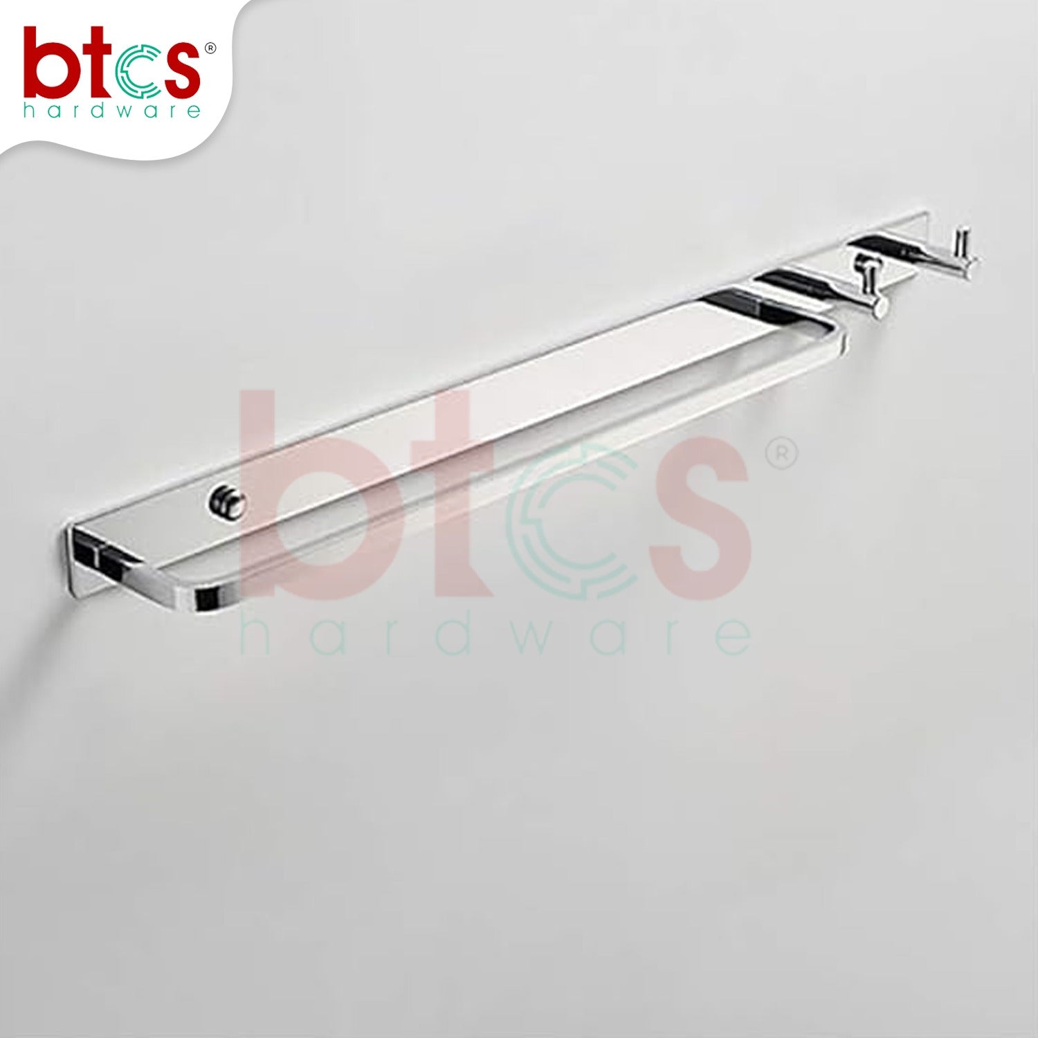 Stainless Steel Towel Rack with Hooks