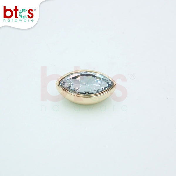 Crystal-Encrusted Marquise Cabinet Knobs 10238