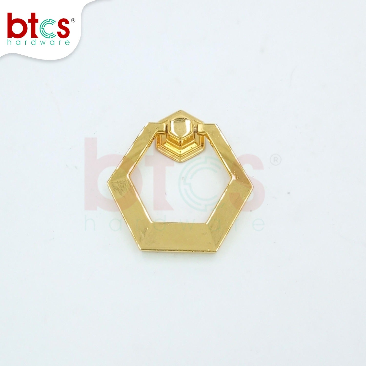 50409 Gold Hexagonal Cabinet Pulls