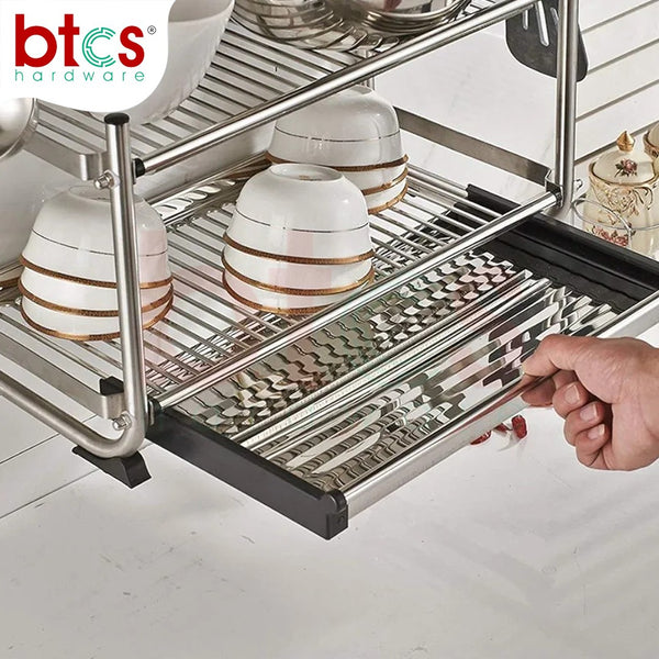 3-step Dish Rack S.S  WDJ 870