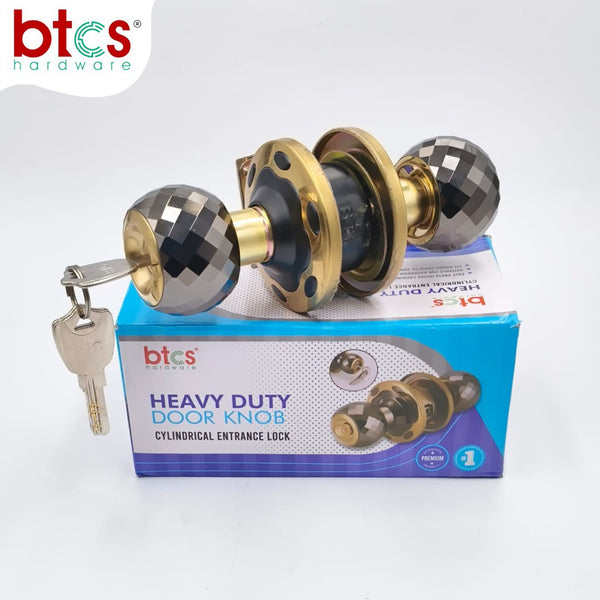 5798 XL BN/PB Heavy Round Lock