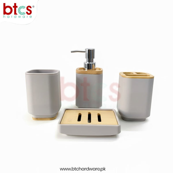 Premium Hard Plastic Bathroom Counter Top Set