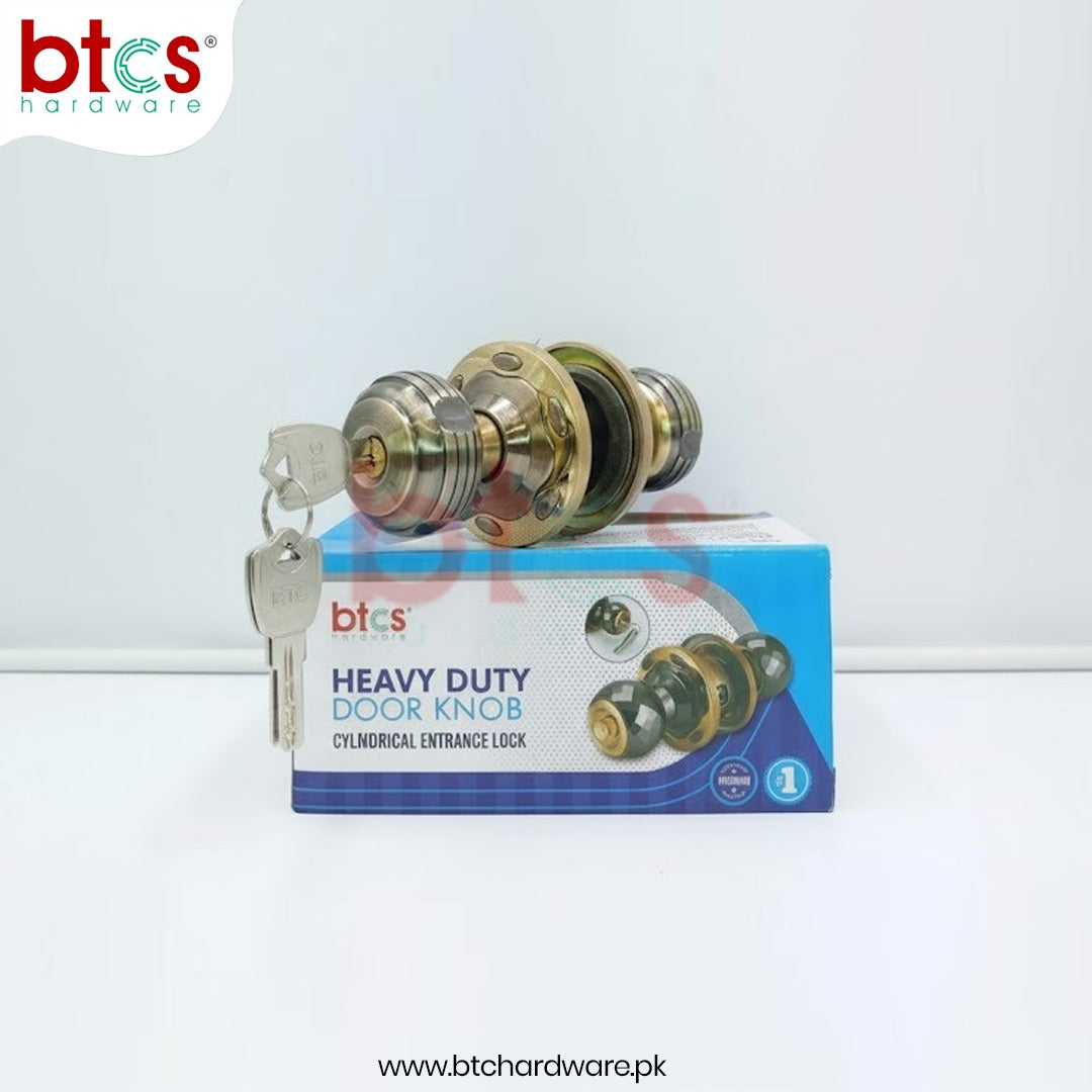 5893 XL AB/GP Heavy Round Lock