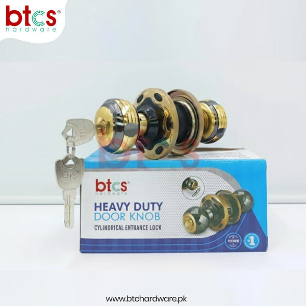 5893  XL BN/GP Heavy Round Lock