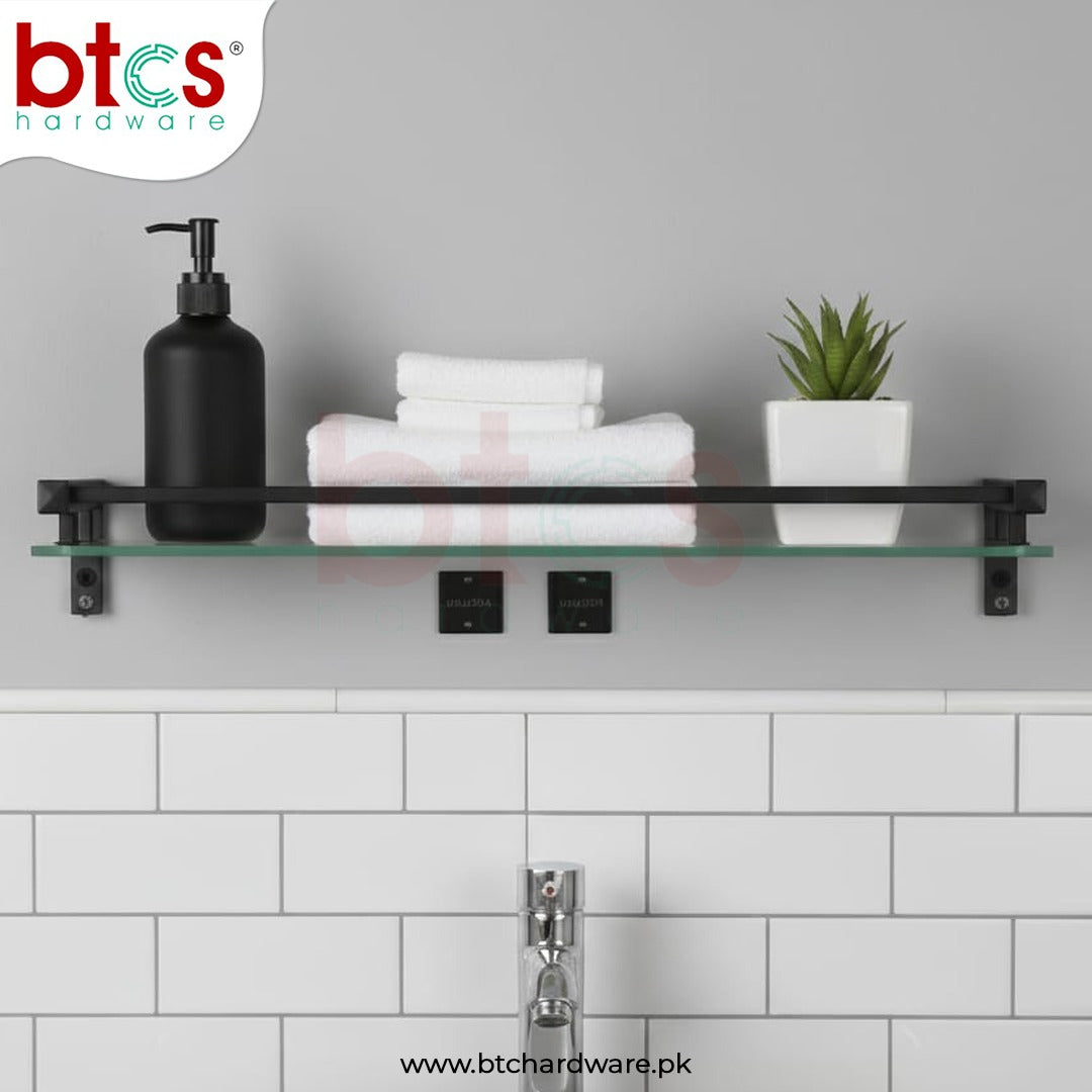 Glass Bathroom Shelf
