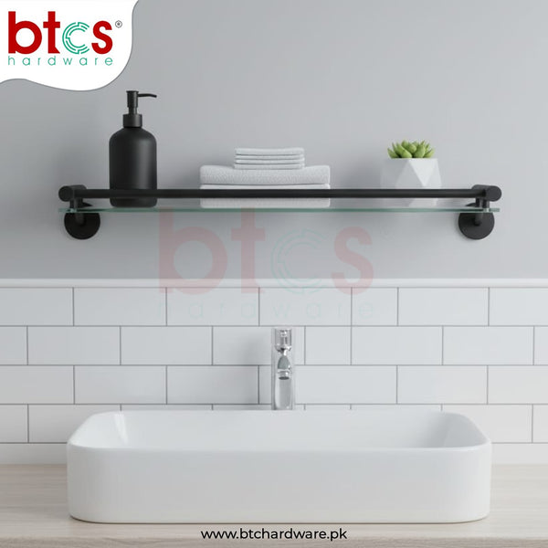 Glass Bathroom Shelf