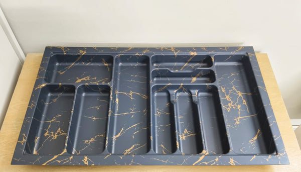 fiber Tray black gold