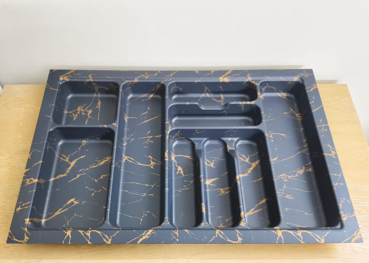 fiber Tray black gold