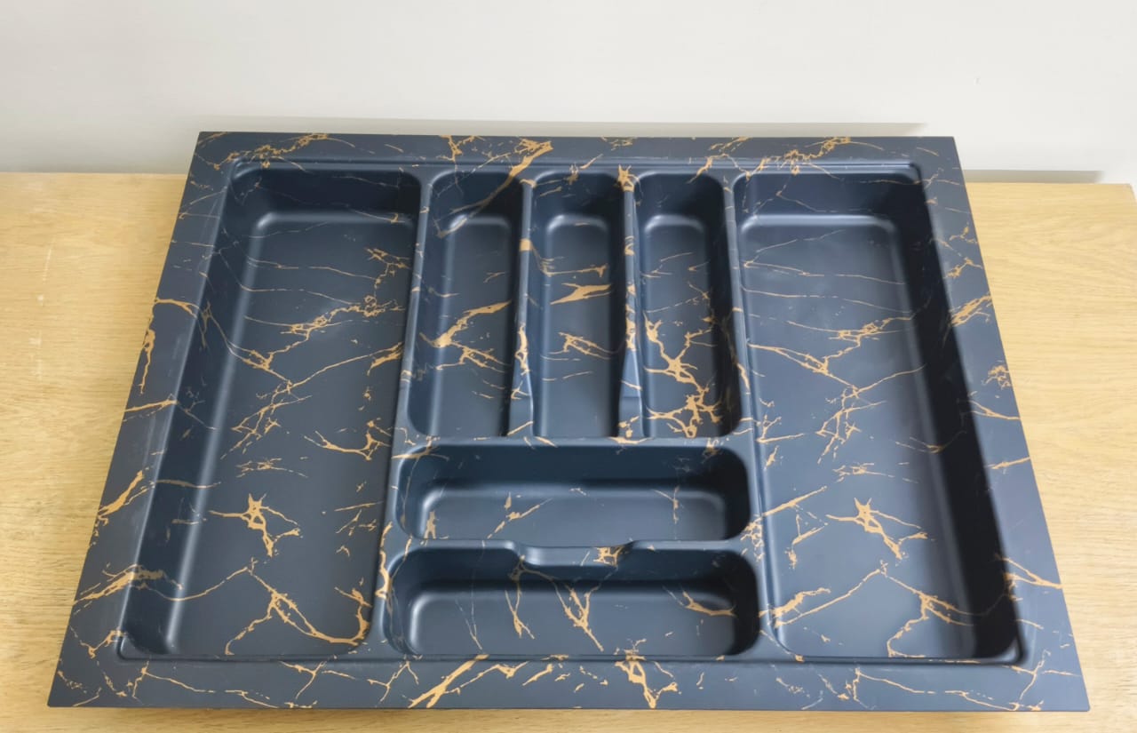fiber Tray black gold