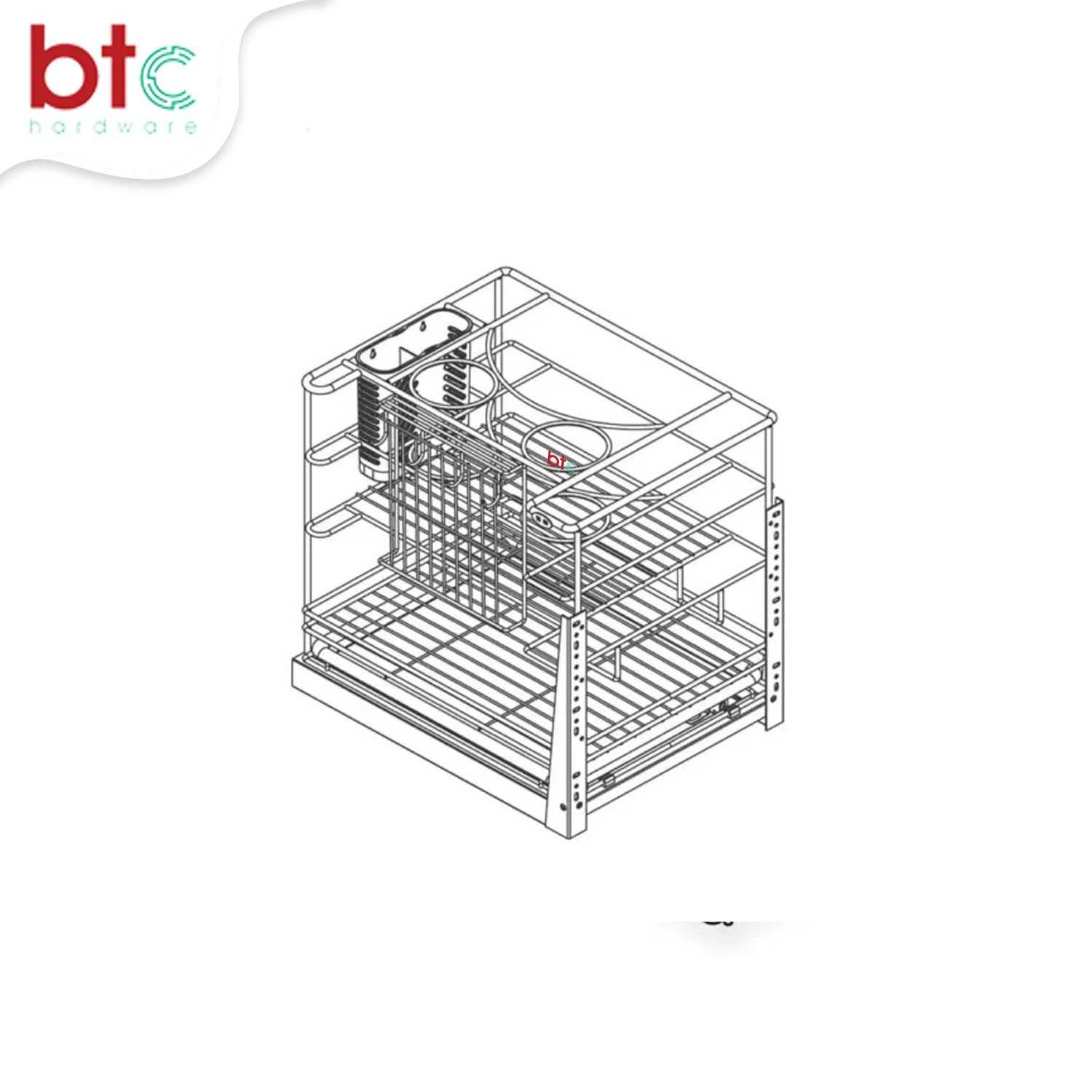 3 Layer Multi Sliding Basket PTJ010I