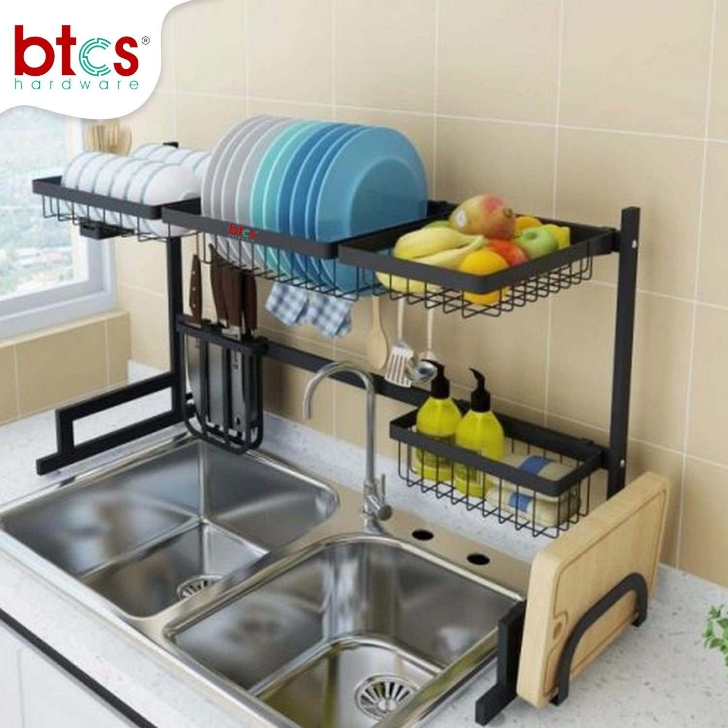 Kitchen Dish Drying Rack Over Sink